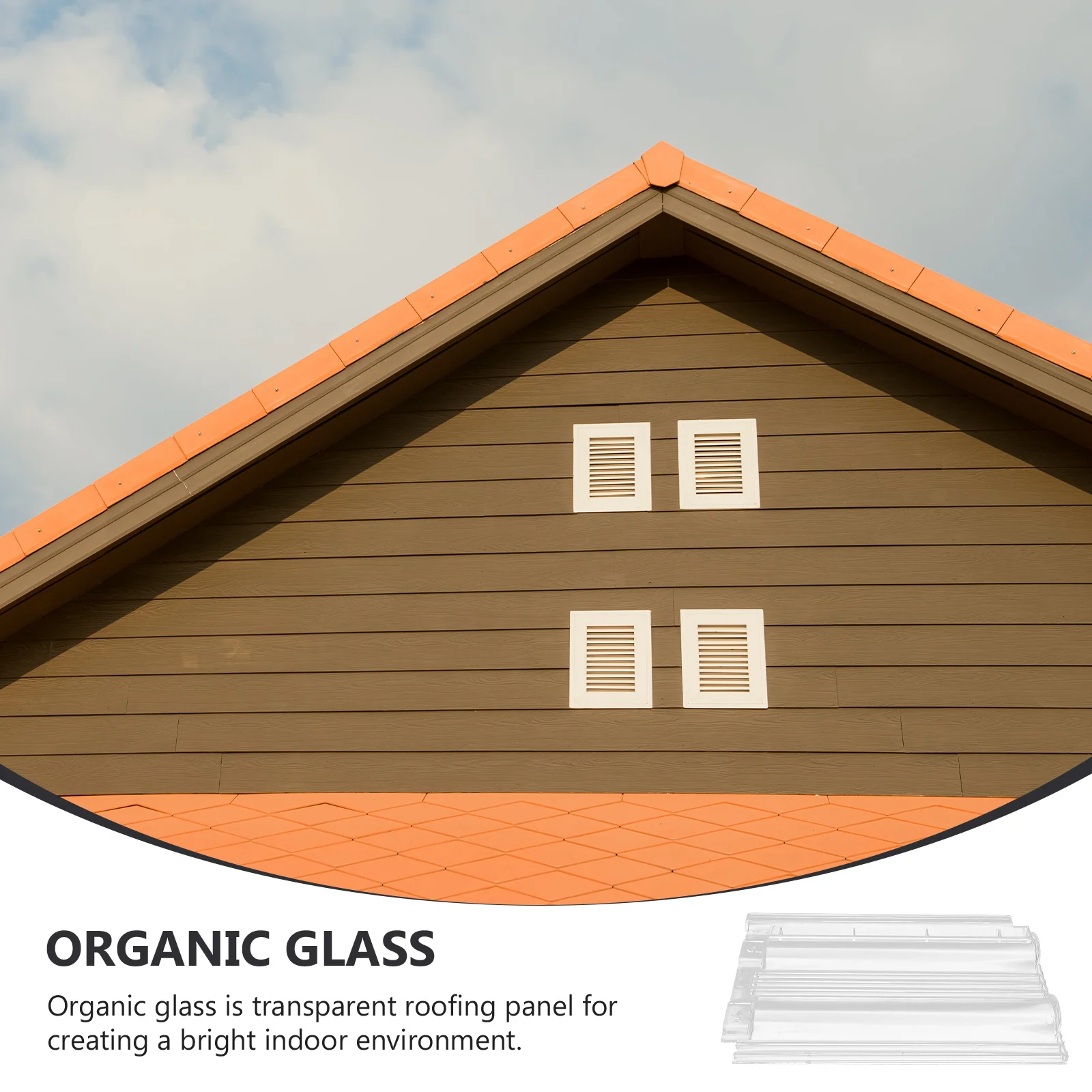 لوحة زجاجية لنقل الضوء العالي، هيكل موجة متطابق أنيق، لوازم سقف الدفيئة، لوحات تسقيف الدفيئة