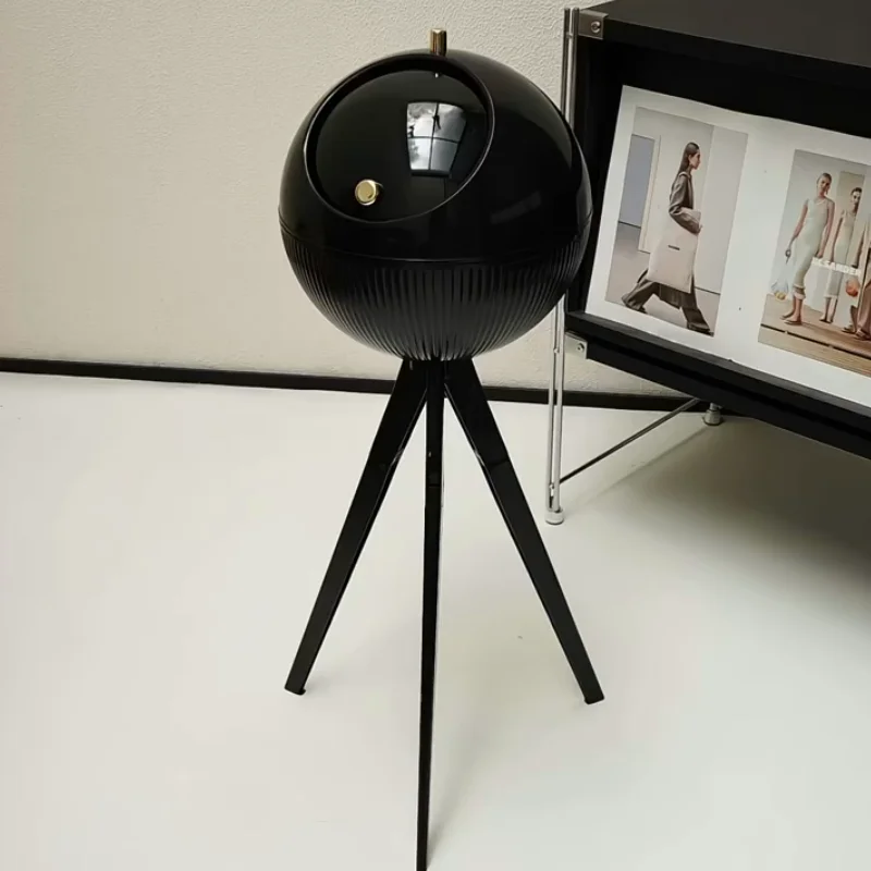 

Trash can household living room light luxury high-end high-value with cover 2025 new kitchen bathroom special no bending