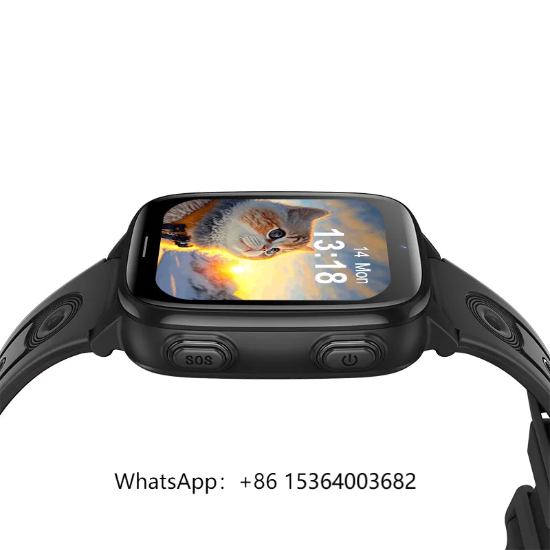 

TJXLWonlex CT23 Type-C Charger SIM Card SOS Call Video Call GPS Tracking Locator Watch 4G Children GPS Smart Watch