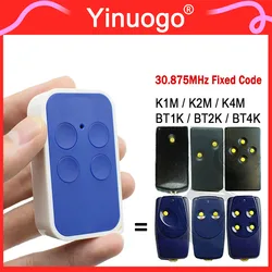 For K1M K2M K4M BT1K BT2K BT4K 30.875MHz Fixed Code Garage Door / Gate Remote Control Command Handheld Transmitter