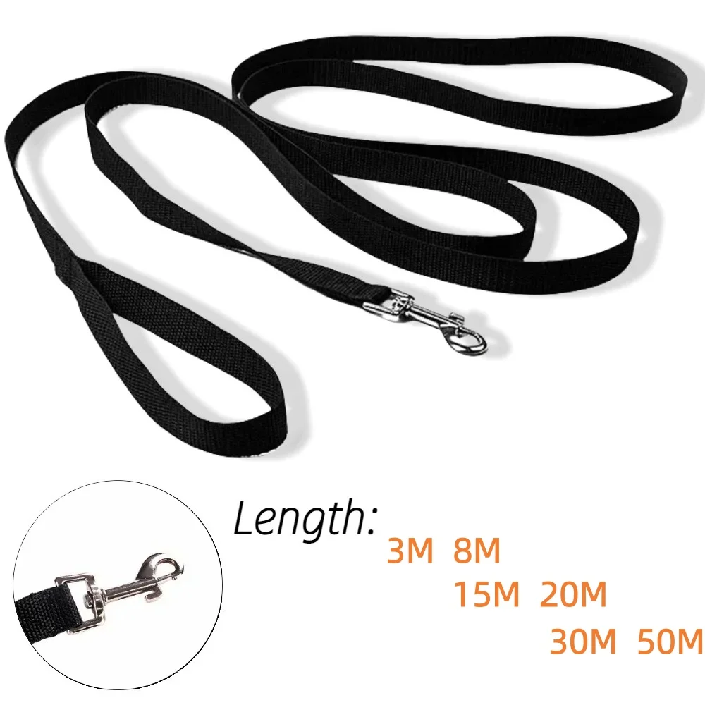 Nylon Long Dog Training Leash 3M-50M Versatile Pet Walking L
