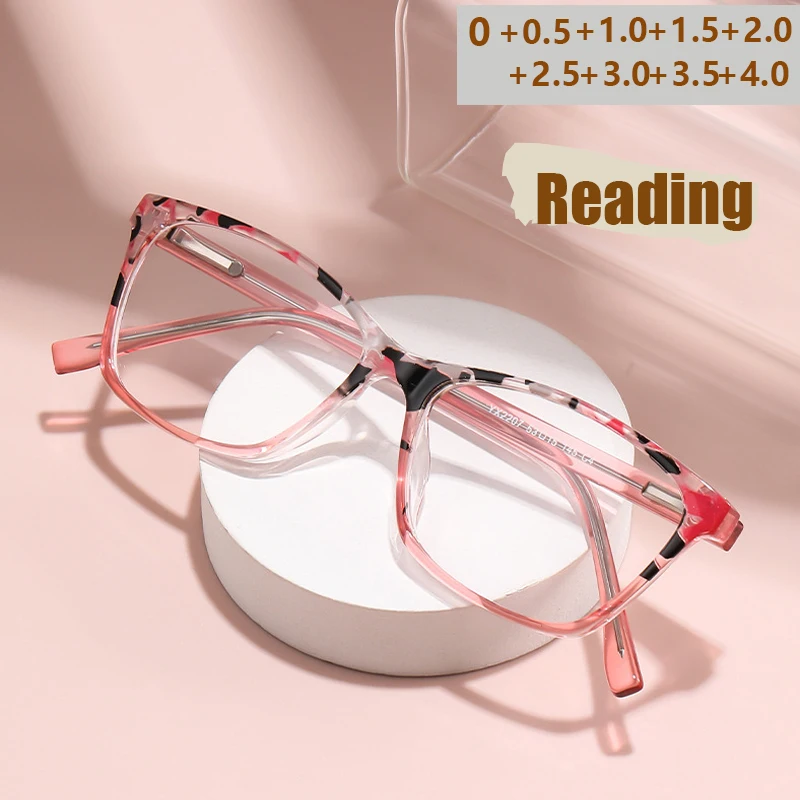 Modische Lesebrille mit eingesetzten Federbeinen und hochauflösenden Blaulichtspäne 2207