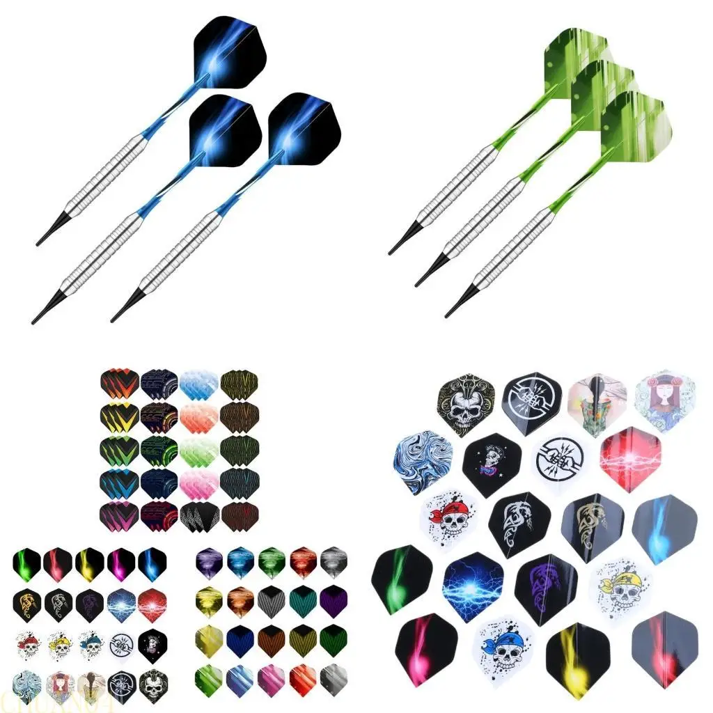 

A1A2 60Pcs/pack Blades for Darts Flight Cool Standard Dart Flights Nice Darts Flight Darts Feather Wing Tail Mixed Pattern
