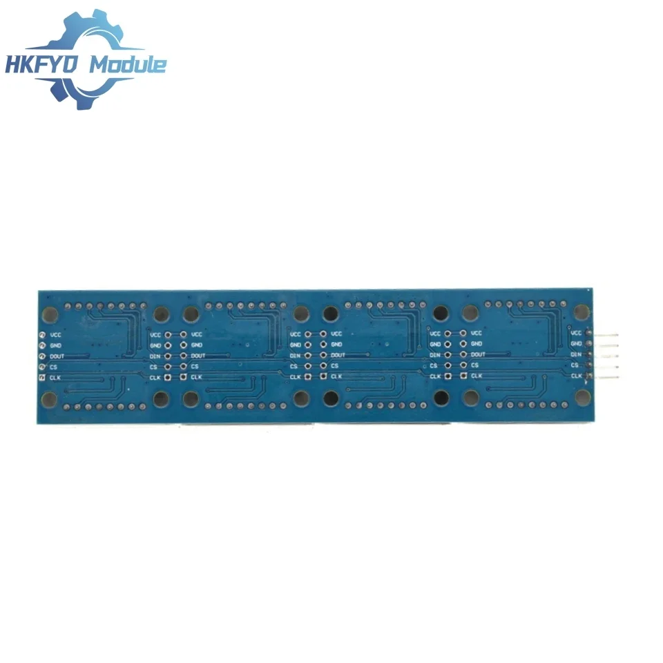 4-in-1 dot matrix-displaymodule met MAX7219 - 5P-lijn, voor Arduino-microcontrollerprojecten