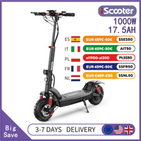 iScooter iX6 Electric Scooter 1000W Motor 17.5Ah Battery 45km/h 11 Inch Anti-skid Off-Road Tire 65km Max Range E-Scooter