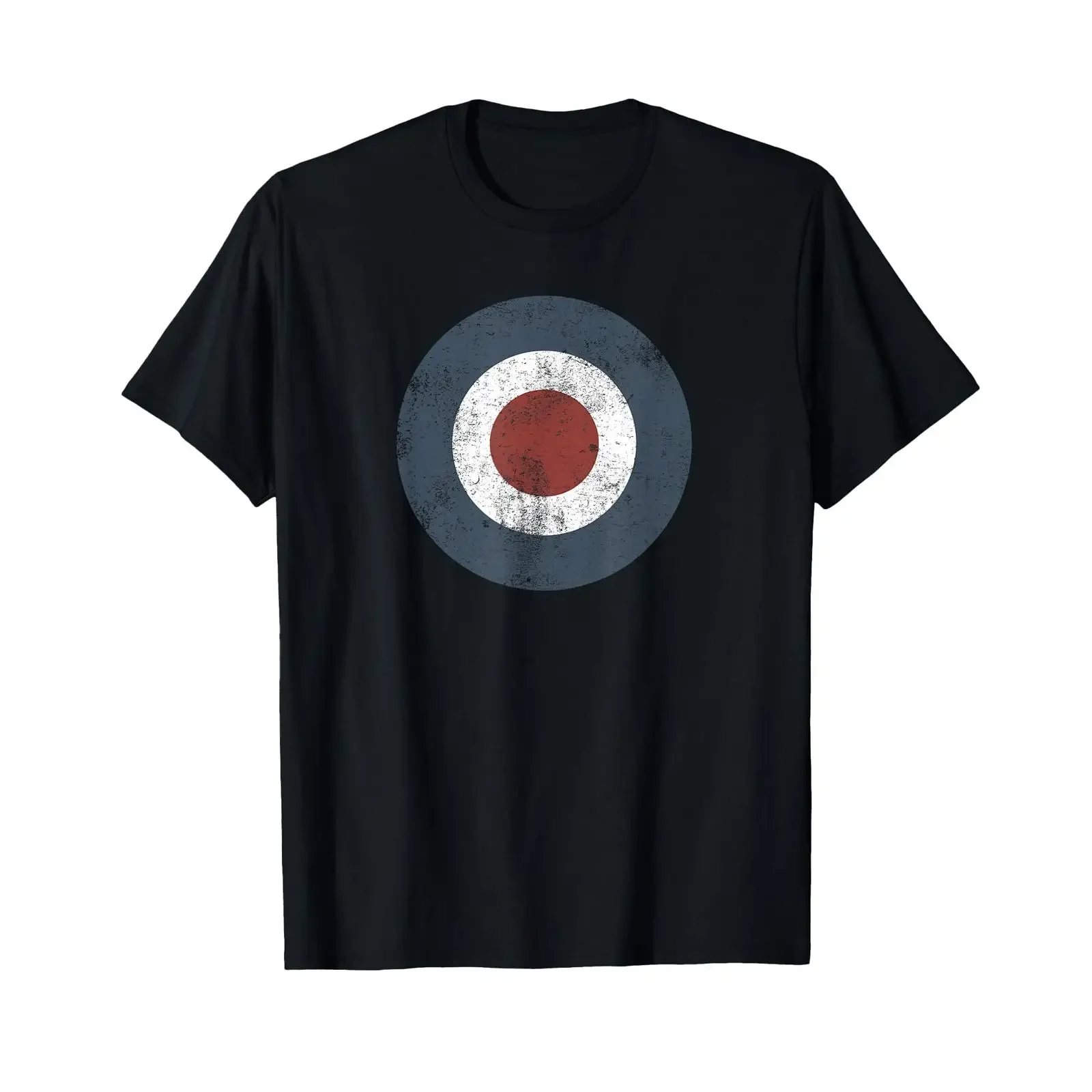 Mod Sign Symbol Geschenk Culture Men's T Shirt Black  Classic Fit Vintage Roundel Collar S vintage Washed fashion Breathable