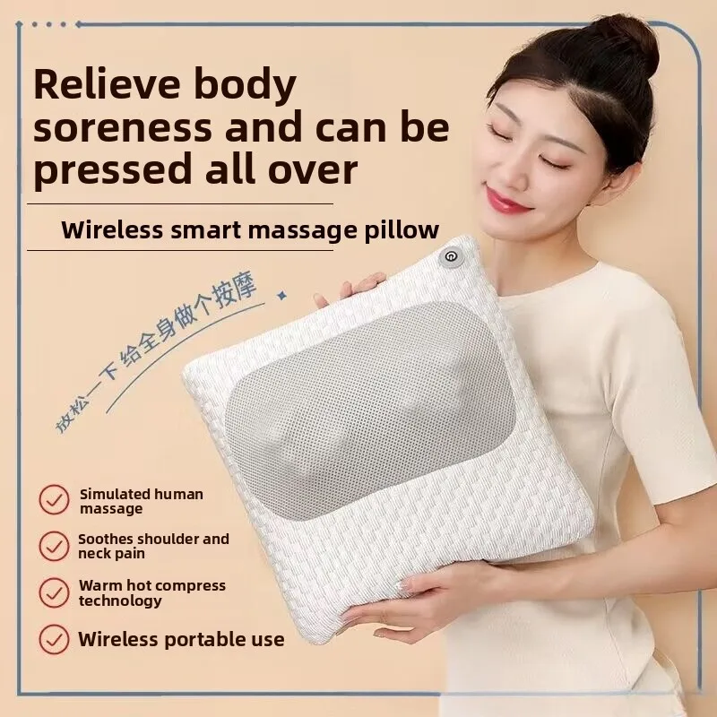 وسادة تدليك مدلك عنق الرحم الرقبة الكتف الظهر الخصر كامل الجسم وسادة تدليك المنزل مدلك الرأس