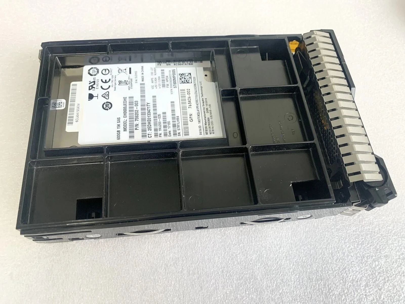 

765424-B21 765867 Жесткий диск 600G 12G SAS 15K G9 12G б/у