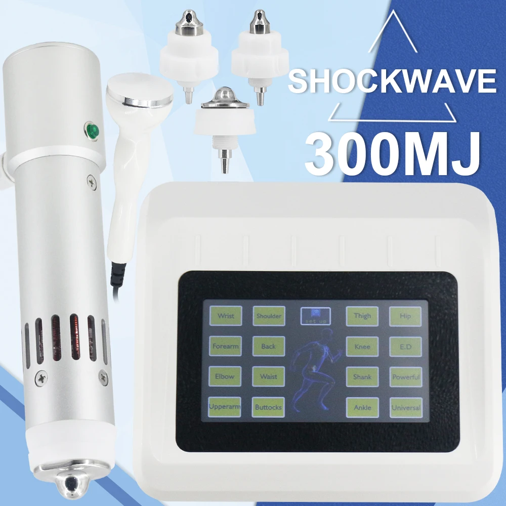 

Professional Shockwave Ultrasonic Physical Therapy Machine For ED Treatment Relieve Ankle Pain Newest 300MJ Shock Wave Massager