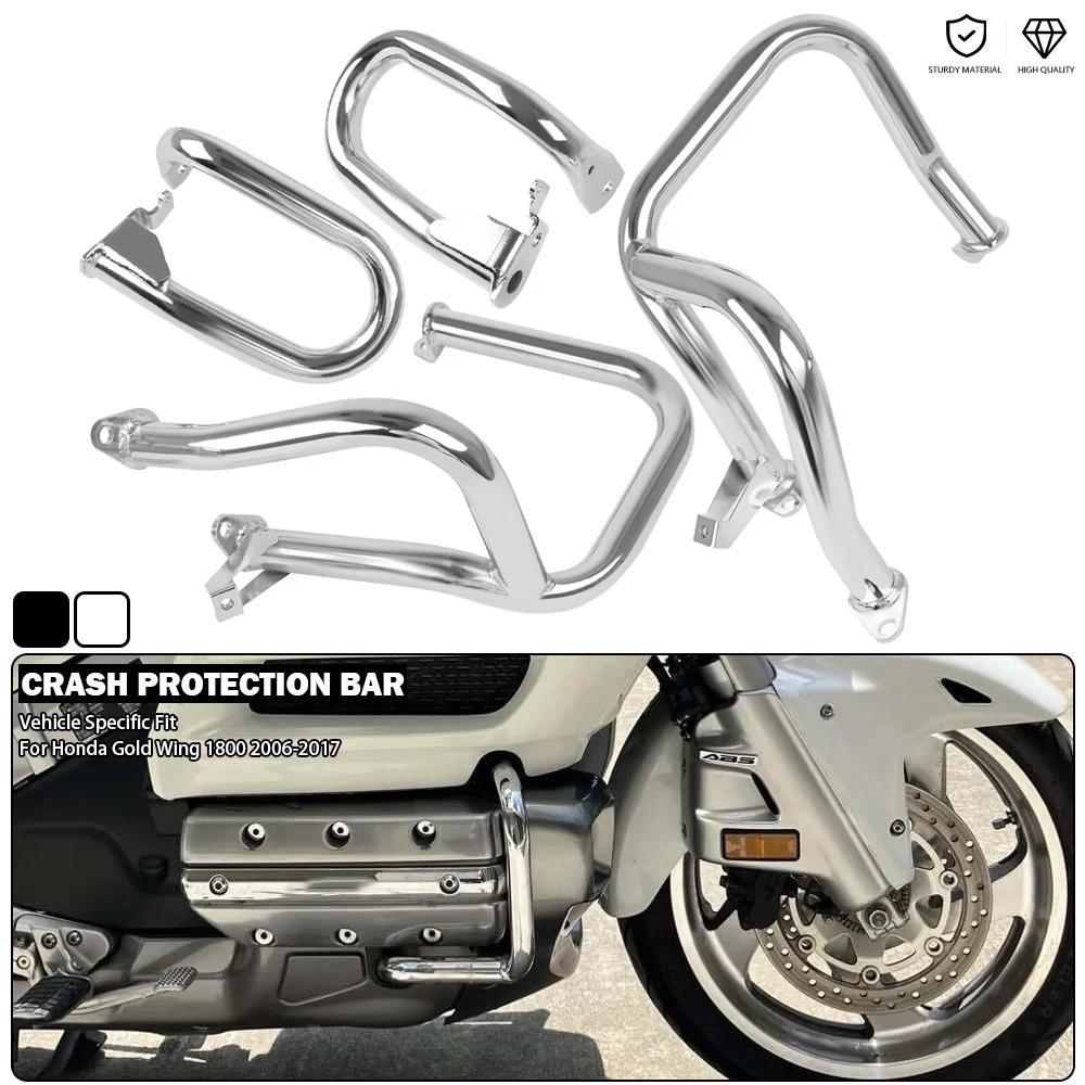 

Motorcycle Bumper Engine Guard Saddlebag Crash Protection Bar Mount Kit Fits For Honda Gold Wing 1800 Goldwing GL1800 2001-2017