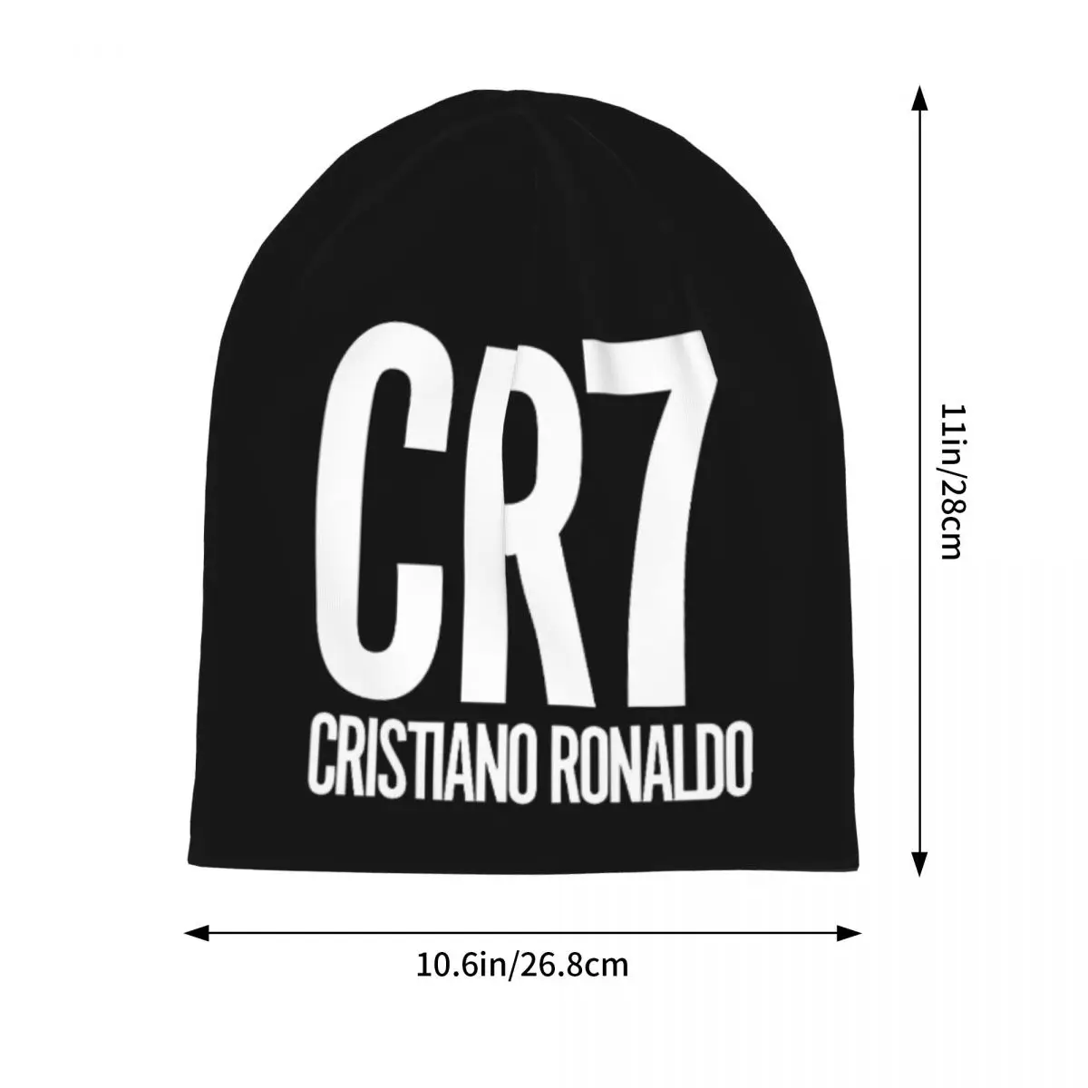 Cristiano Ronaldo Cr7 Warm Knitted Cap Hip Hop Bonnet Hat Autumn Winter Outdoor Beanies Hats for Unisex Adult