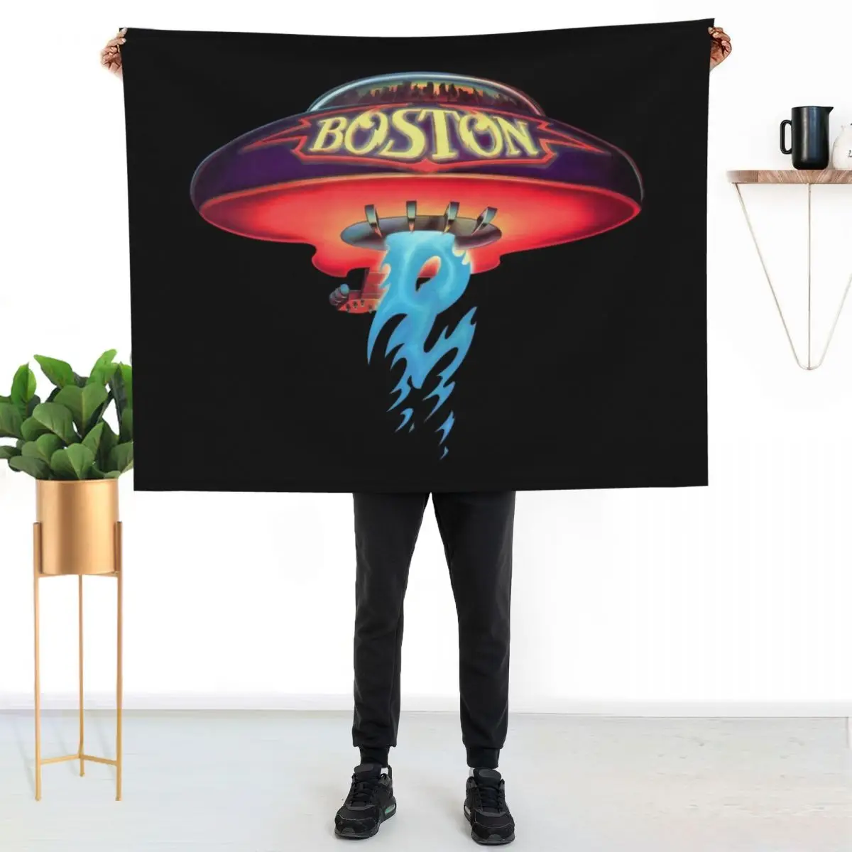 moon in river boston band boston band band, Throw Blanket manga Vintage Summer Stuffeds Blankets For Sofas Sofa Throw Blankets