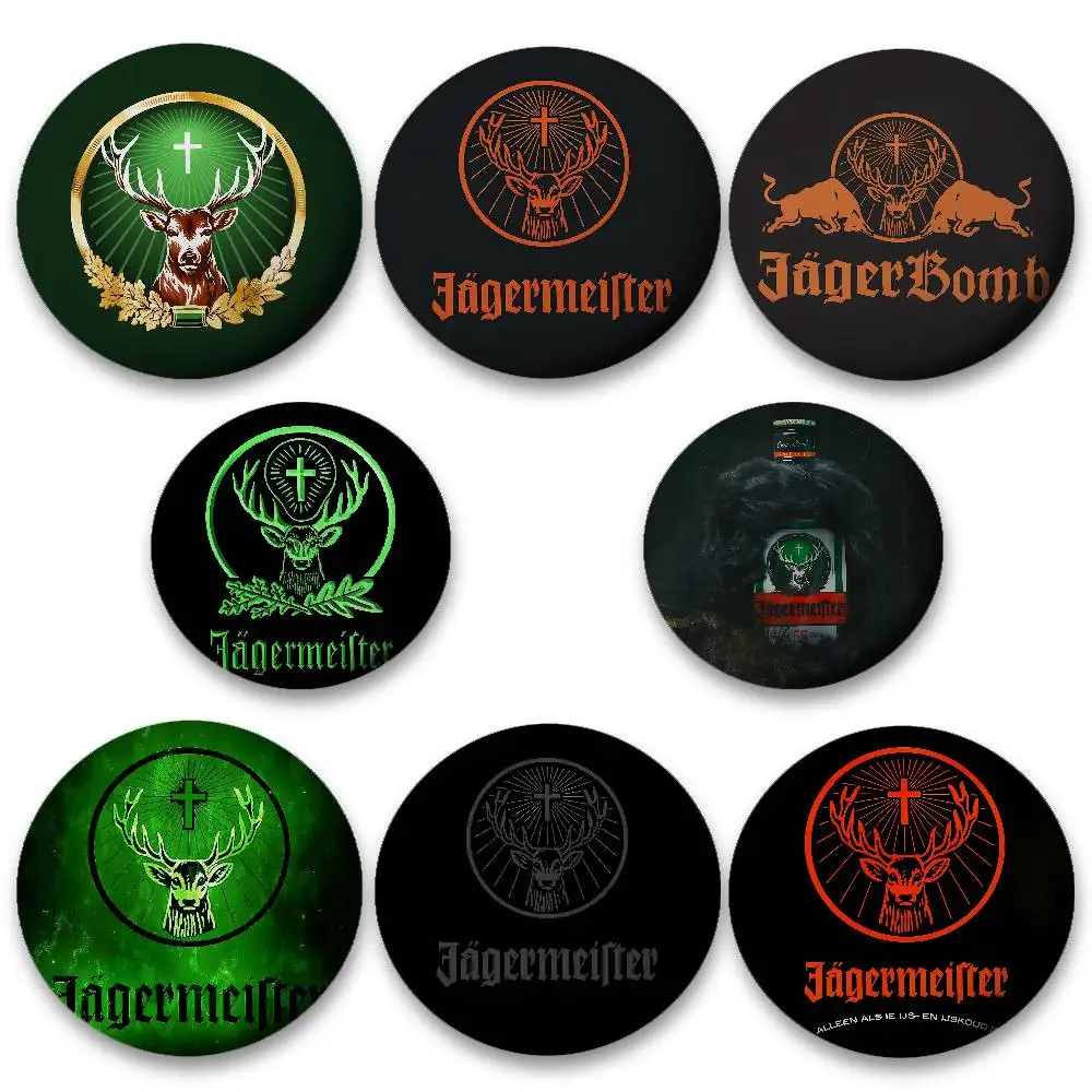 J-jagermeister شارات صفيح لينة زر دبوس بروش شارة معدنية مخصصة مجوهرات اكسسوارات قبعة حقيبة التلبيب #1