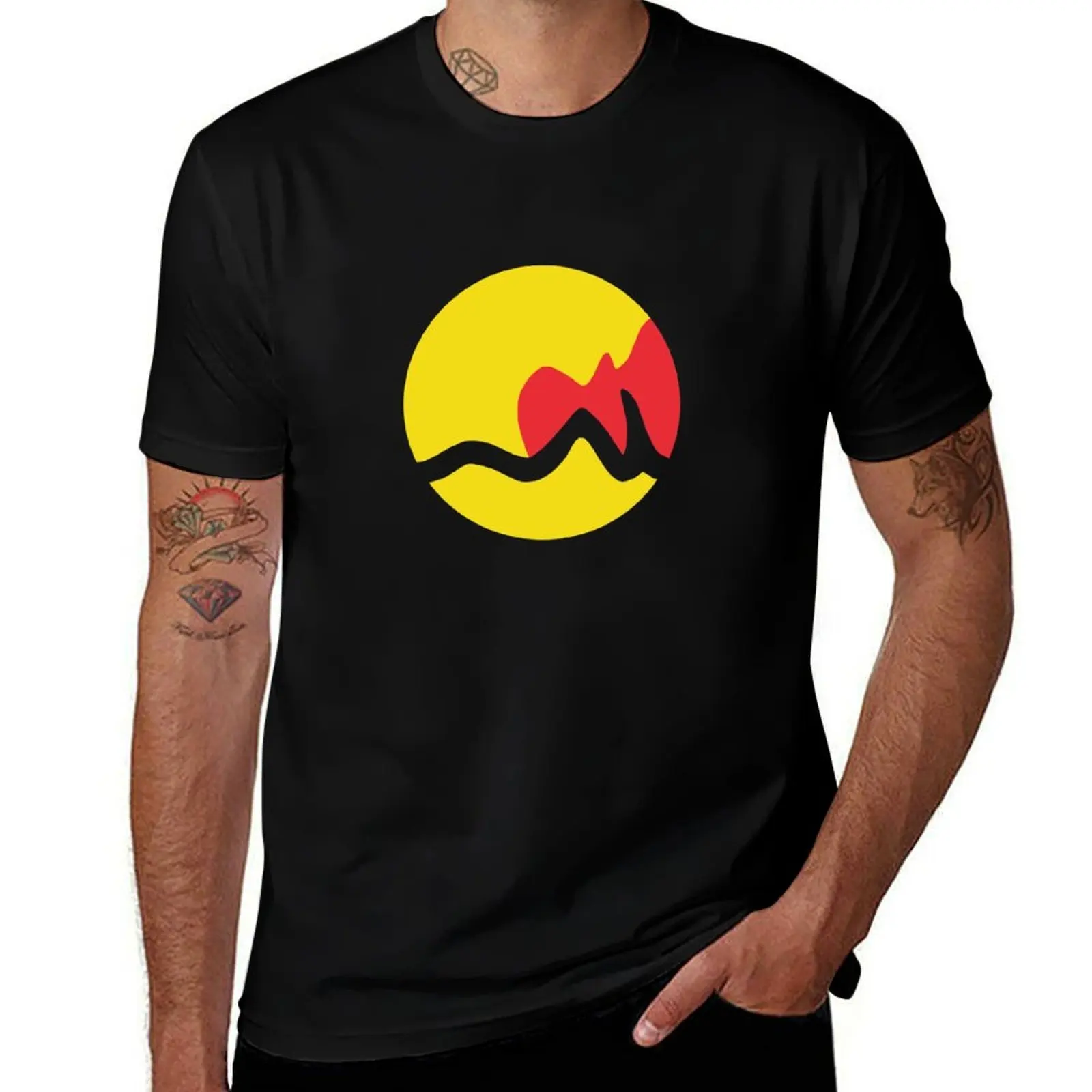 Grand Rapids Flag T-Shirt Basic Solid Tee for Daily Use T-Shirt