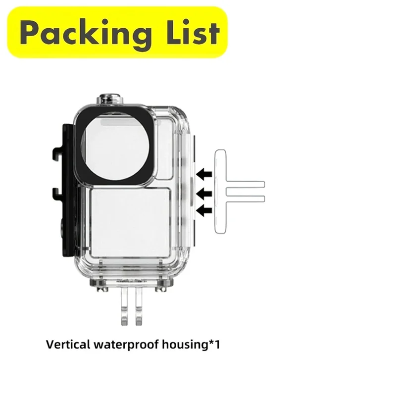 【HOME-TOOLS!】45M Depth Camera Waterproof Case Underwater Diving Housing For DJI OSMO Action 3 4 5 Pro Camera