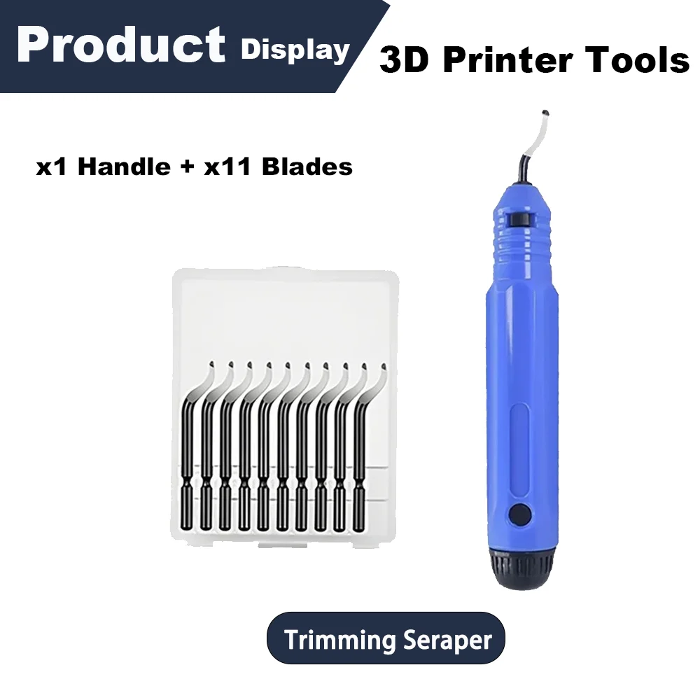 3D-Drucker-Trimmmesser-Schaber, Entgratungswerkzeug für PLA- und PETG-Filamentmodelle, 3D-Drucker-Werkzeug – Detail 1
