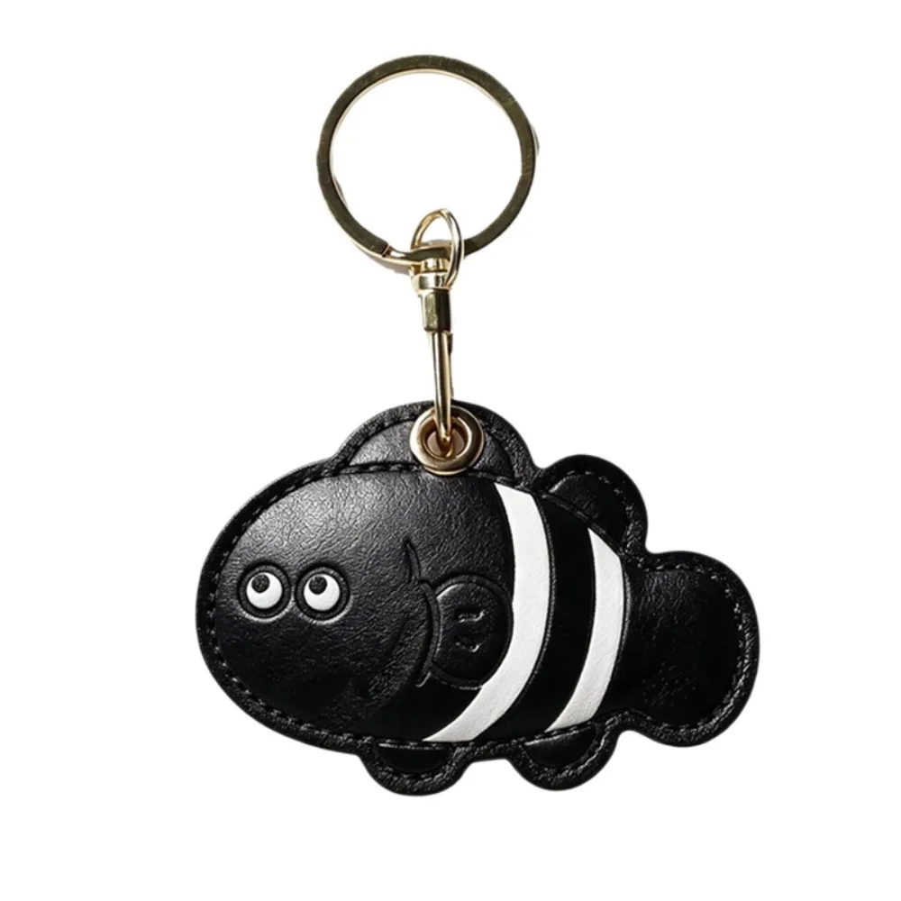 Leather Candle Leather Keychain Cartoon Candlestick Design Candle Shaped Cartoon Candlestick Keyring Hanging Ornament Portable