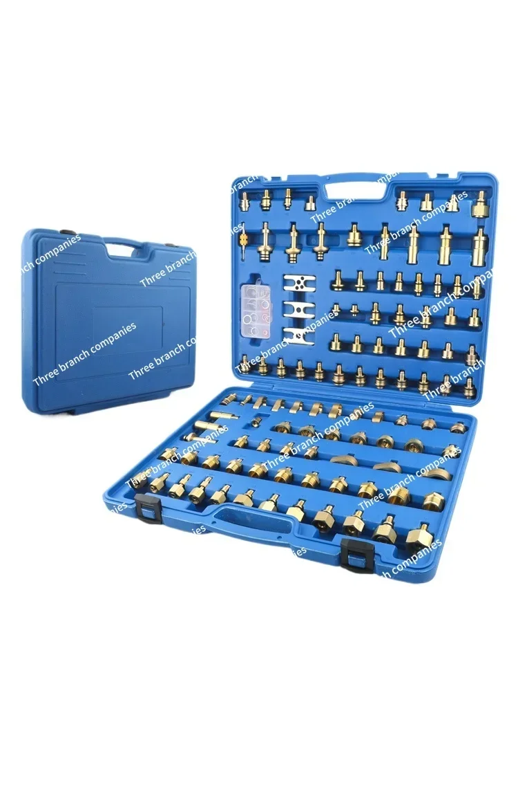 

Automotive air conditioner leak detection tool detection leak detection and plugging,construction vehicle pipeline 114-piece set