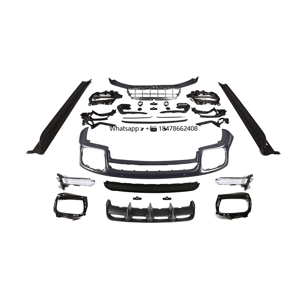 

KM Upgrade GTS Bodykit with DRL,PP Blade - Style Rear Trim Panel for Panamera971.2 High Quality Enhances Vehicle's Visual Appeal