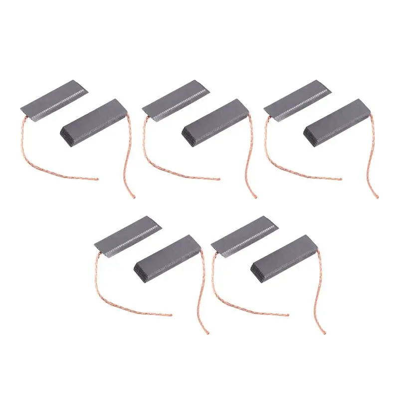 B83B-30Pcs Carbon Brushes Motor Carbon Brushes For Siemens Drum Type Washing Machine Parts 5X13.5X40mm