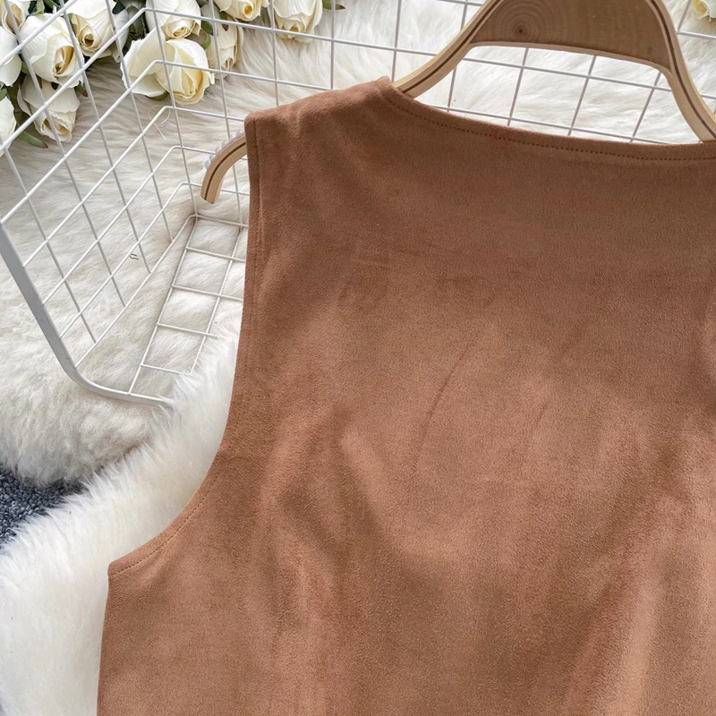 سترة بدون أكمام على الطراز البوهيمي للنساء لربيع الخريف بتصميم مطرز ثقيل