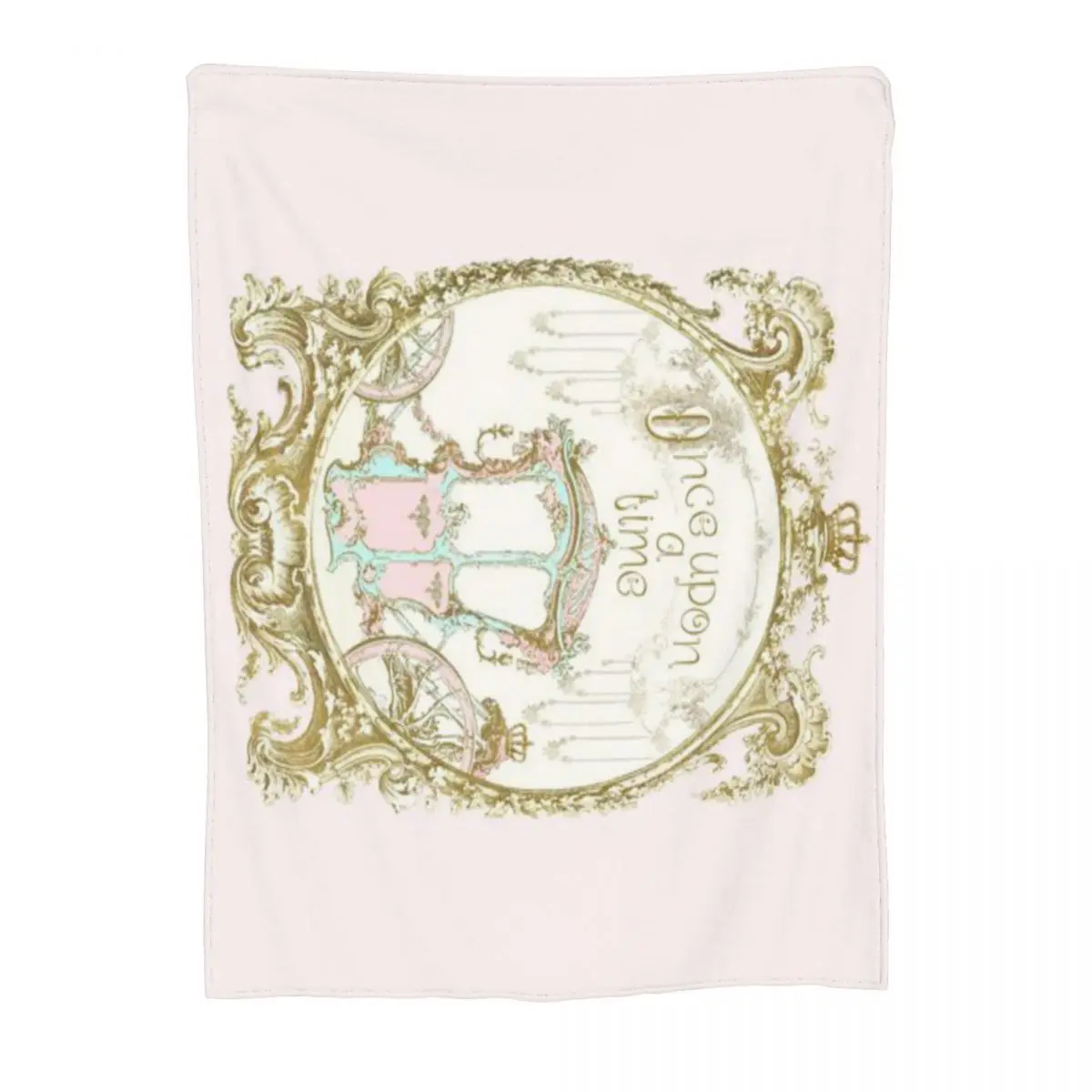 Once Upon A Time Princess Carriage An Ultra-Soft Micro Fleece Blanket