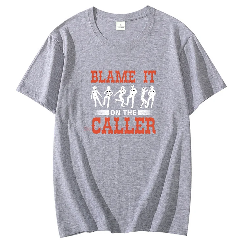 يلوم ذلك على المتصل مضحك الجرافيك تي شيرت القطن قصير الأكمام تي شيرت للجنسين الصيف قمصان جديدة وتي شيرت طباعة تي شيرت #4