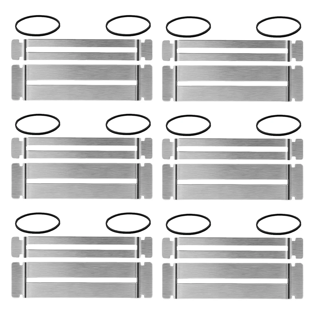 

6Sets Guitar Fret Protector Kit Reusable Fingerboard Guard for Fret Polishing Sanding Secure Fit with Rubber Band Luthier