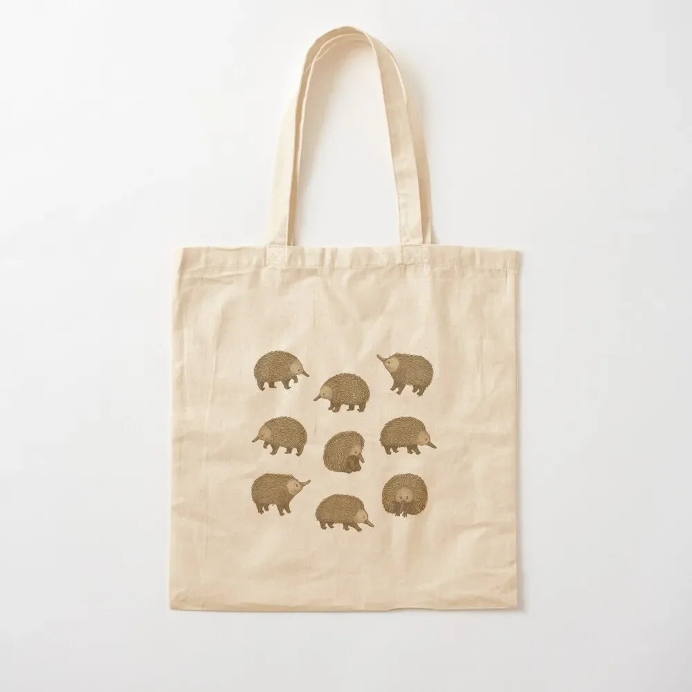 Aussie Animals: Echidna Pack Tote Bag ecological bags canvas shopping bag Bag