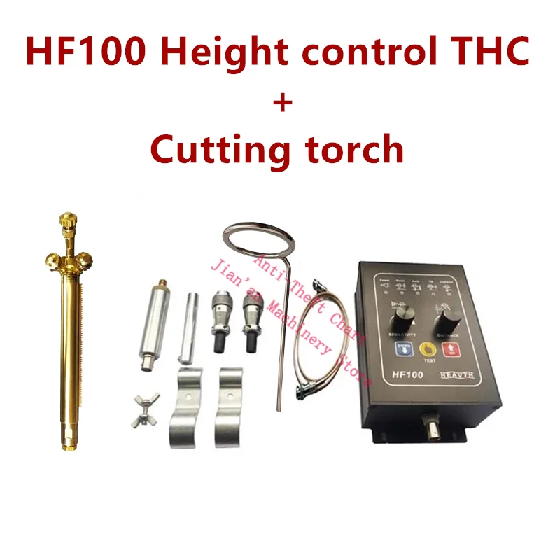 CNC Flame Laser Cutting Machine Capacitive Sensor HF100 Torch Height Controller Control THC + 250mm Cutting Torch