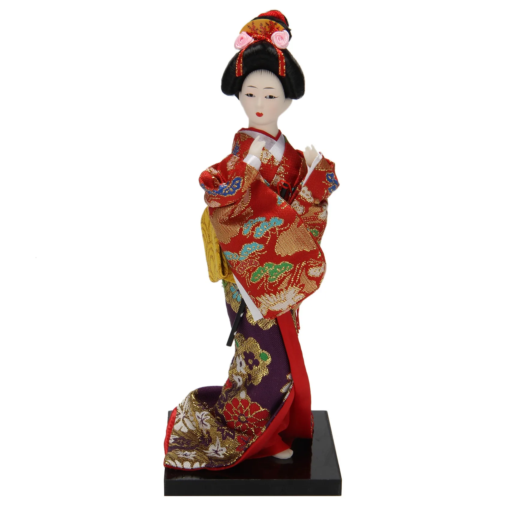 Japanese Folk Dolls Dolls Handmade Silk Folk Crafts Statue Decor Hobbies Display Ornaments Collection A22