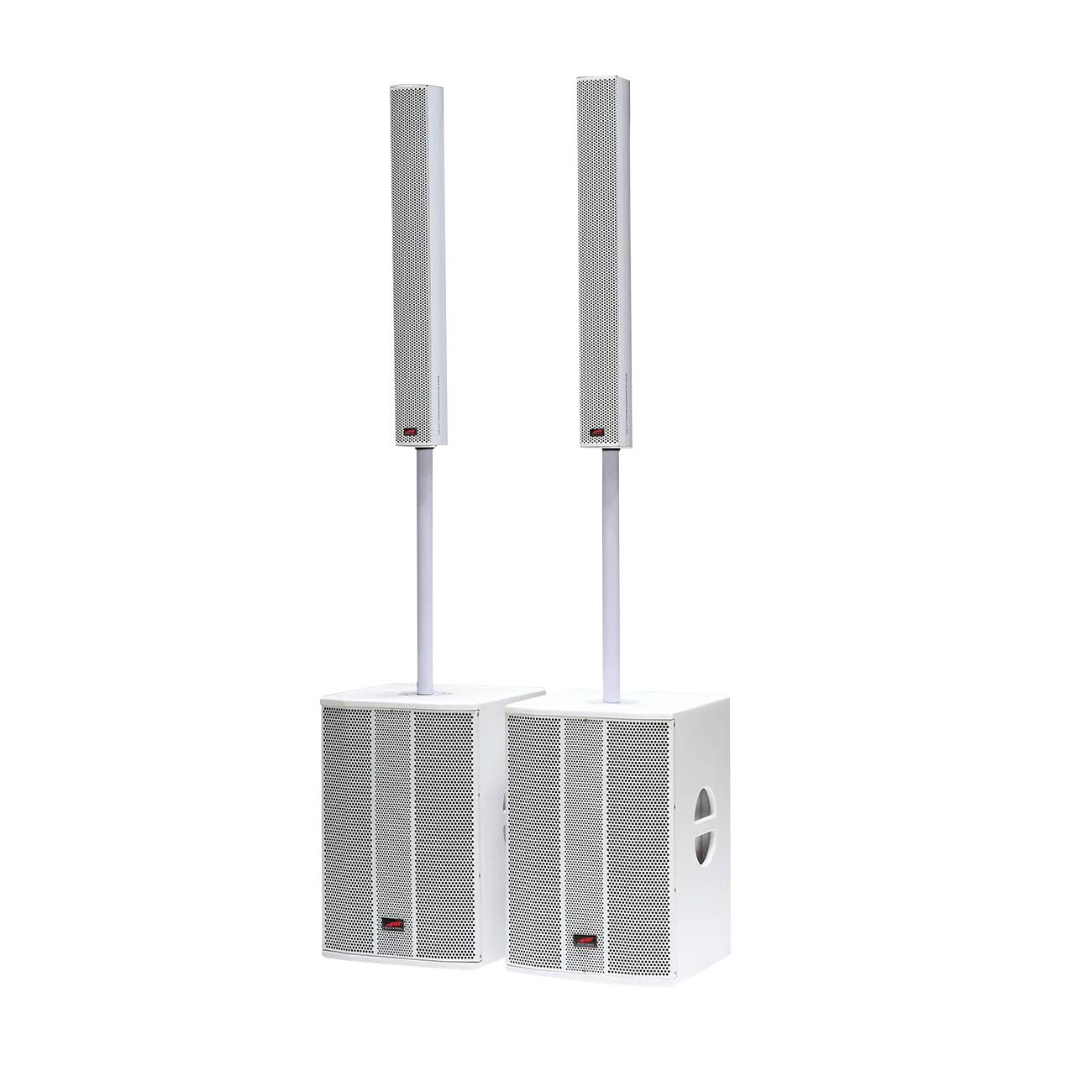 2000W Professional Powered Compact PA System Active Speaker System Built-in DSP Processor Allows Multiple Preset
