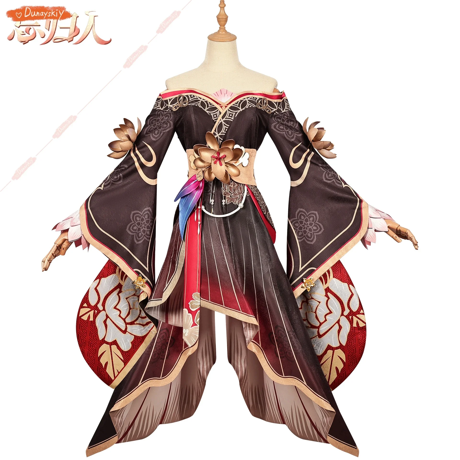 أزياء كوسبلاي هونكاي ستار ريل فوغ التأثيرية فستان شعر مستعار تينغيون سكاي-فيرينغ لجنة شيانتشو لوفو حفلة الهالوين للنساء