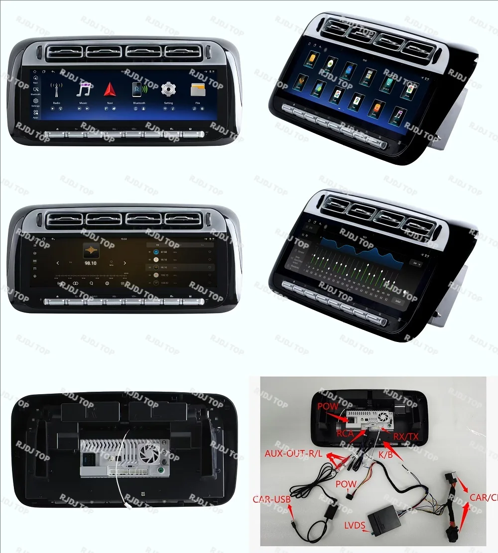 14.9 "أندرويد 14 راديو السيارة لمرسيدس بنز فيتو 2024 2025 سيارة الوسائط المتعددة مشغل فيديو ستيريو السيارات لتحديد المواقع والملاحة أبل Carplay #3