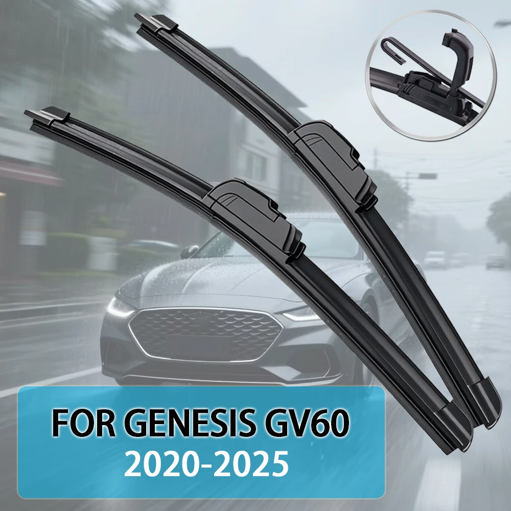 

Для Genesis GV60 JW 2020-2025 26 ''+ 18'' щетка стеклоочистителя автомобиля передние дворники подходят U-образный крючок рычаг лобовое стекло авто щетки стеклоочистителя