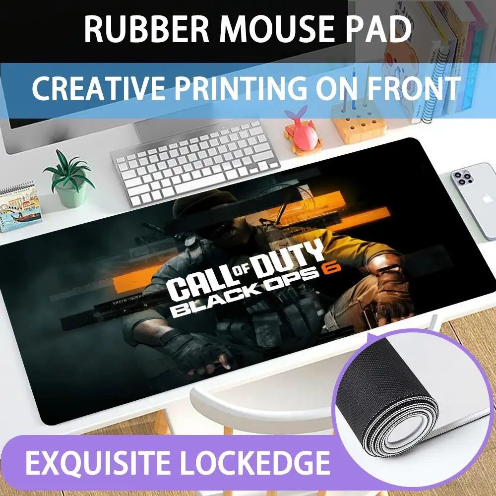 Popular Mouse Popular desk mats Gaming Large rubber mouse Kawaii Size For E-sports Mat C_Call of Duty Black Ops 6 keyboard pad