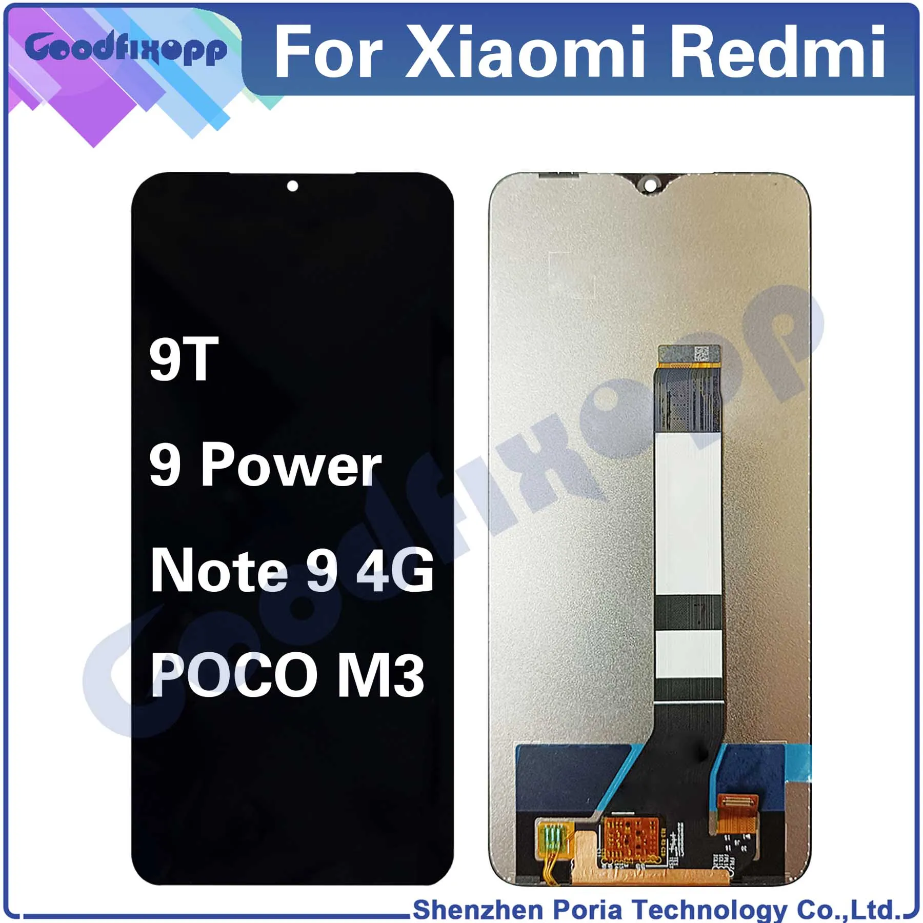 

For Xiaomi Redmi 9 Power 9T Note 9 4G Poco M3 LCD Display Touch Screen Digitizer Assembly For Redmi9Power Redmi9T Note9 Parts