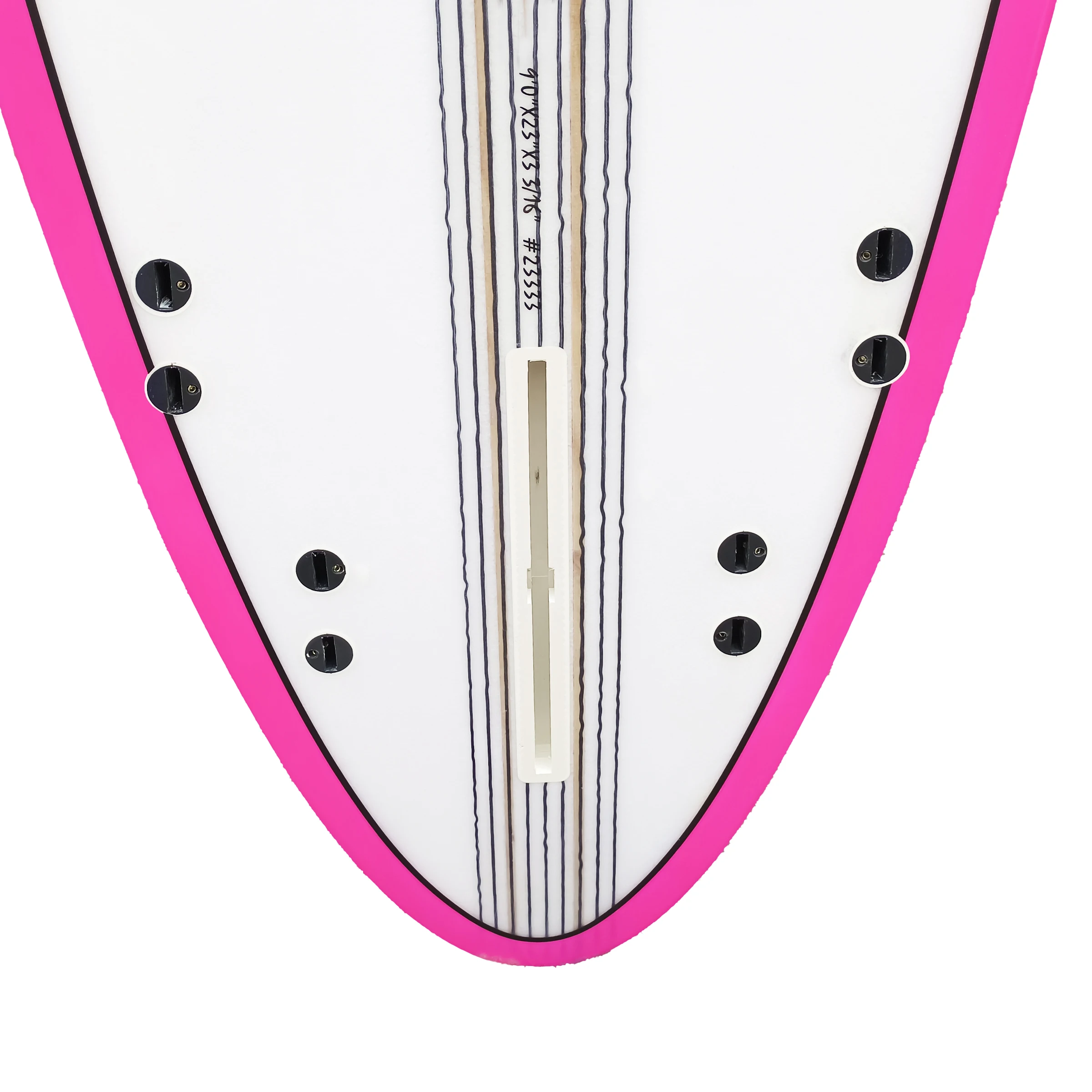 サーフィン、絵画、最高、9フィート用の黒のロングボードpu