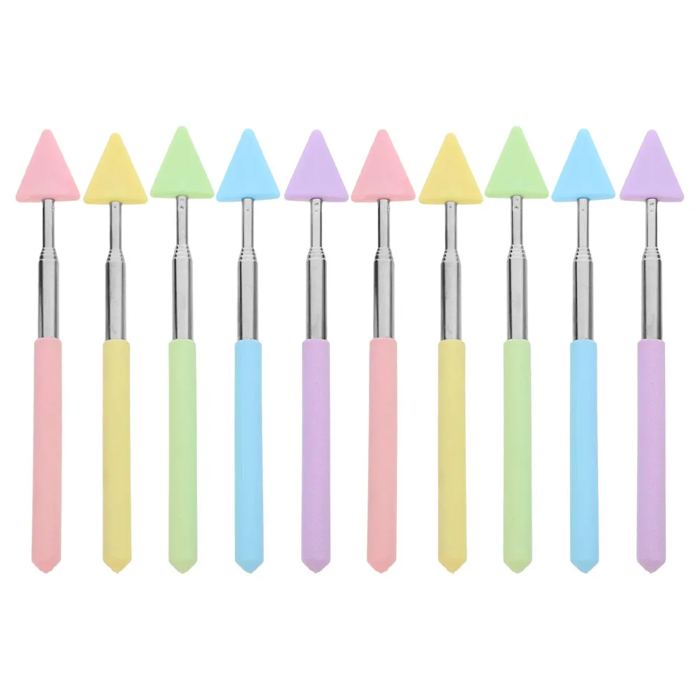 

10Pcs Stainless Steel Teaching Pointer Stick Set Multi-Function Telescopic Classroom Pointer Reading Indicator