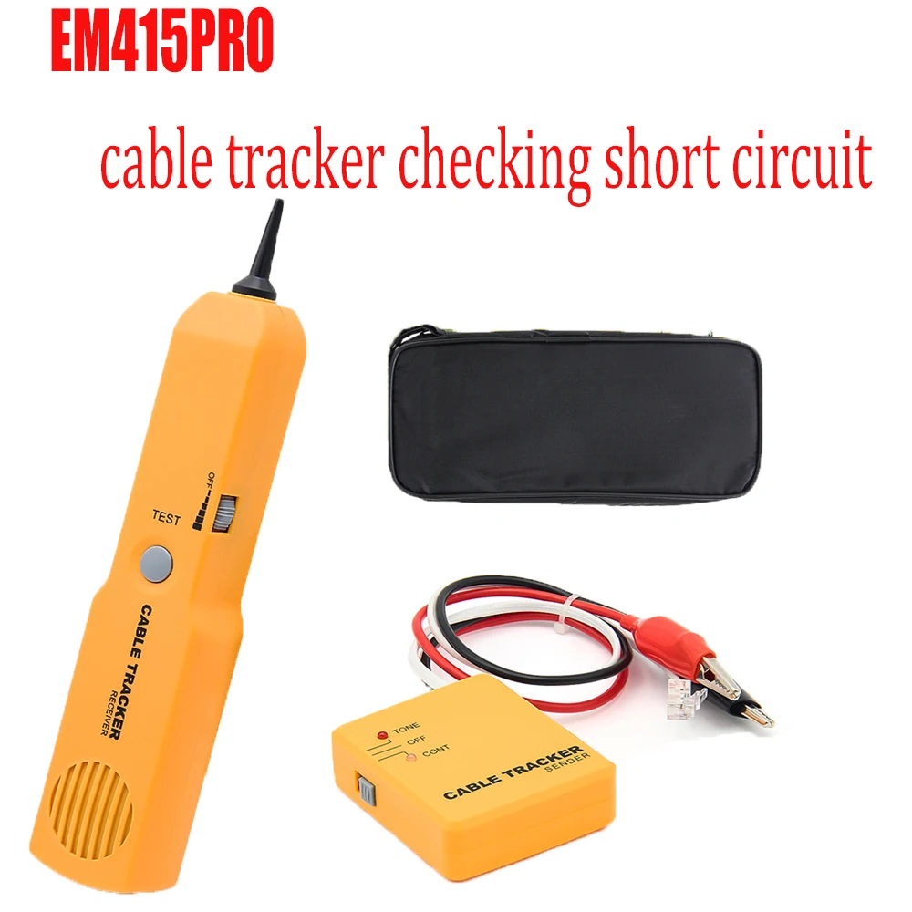 Cable Tracker Automotive Short Open Finder Tester DC 6-42V Car Repair Cable Circuit Wire Tracker Diagnostic Tools PK EM 415Pro