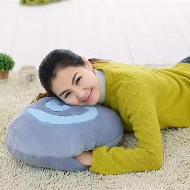 45cm Hearthstone Game Simulated Stone Cushion Soft Hand Warmer Pillow Stuffed Plush Toy Sofa Decoration Girl Boy Birthday Gift