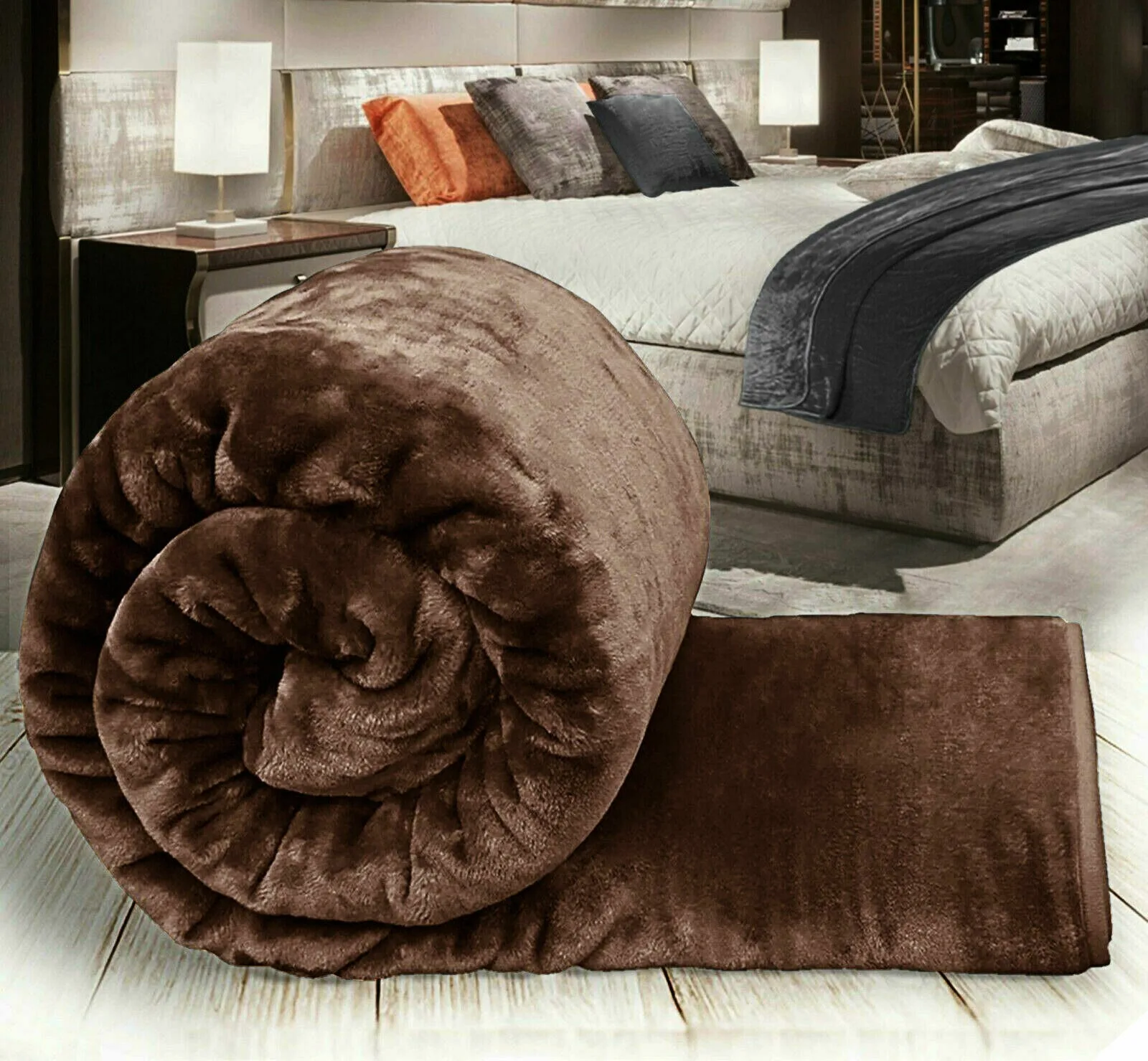 Super Soft Fleece Throw Blanket Lightweight Cozy Plush Warm All-Season Sofa Couch Blanket