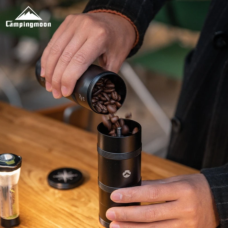 

CAMPINGMOON CC-50-BK Маленькая герметичная бутылка из алюминиевого сплава для кемпинга, для хранения чая и кофейных зерен