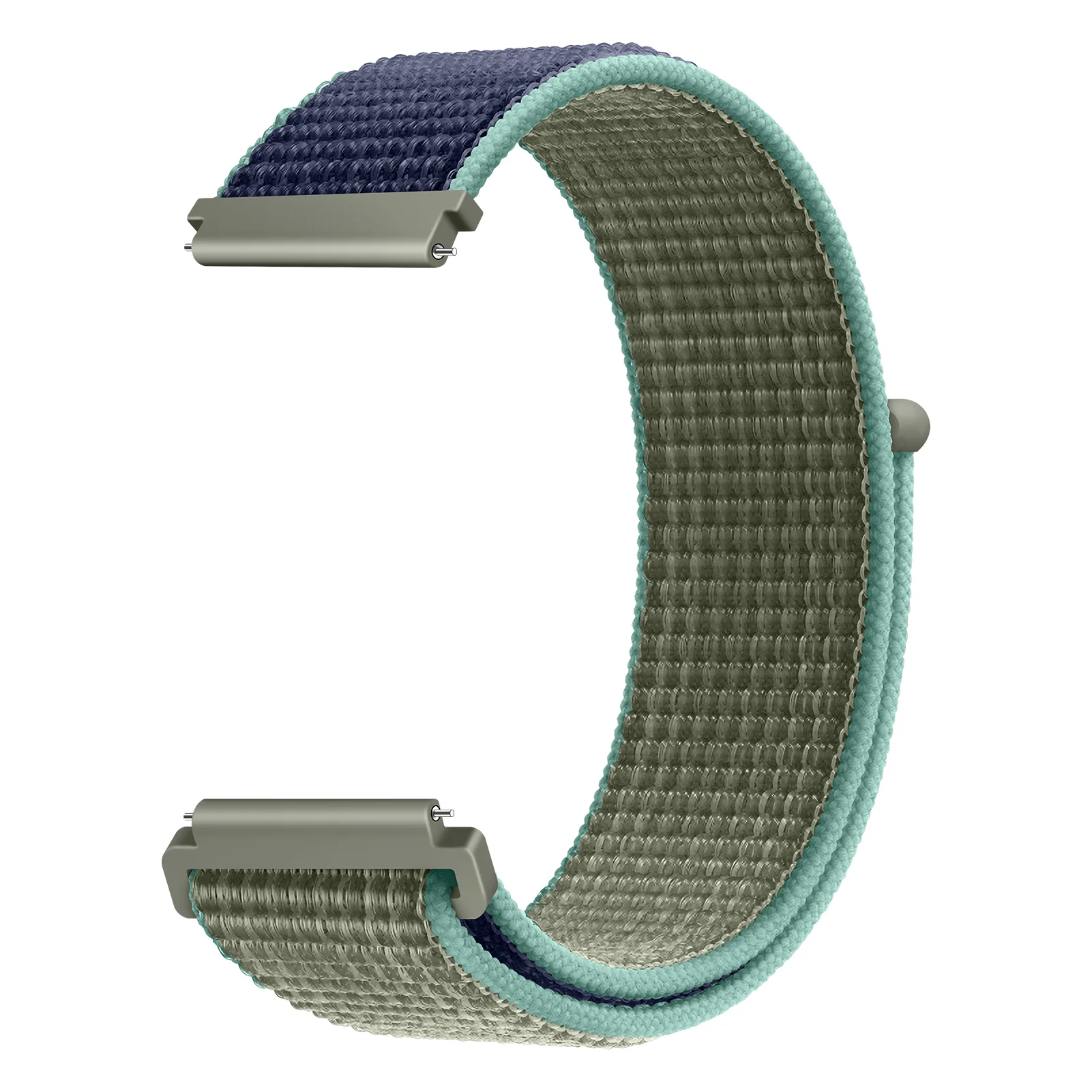 Nylon-Schlaufenarmband für Amazfit Bip 6/5/GTS 4/3/2/2e/Mini/GTR 42 mm/47 mm/GTR 4/3 Pro Sport 20 mm/22 mm Armband Amazfit Active 2 Band
