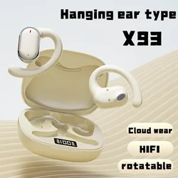 X93 tws Earphone Bluetooth Wireless Headphone rotatable headsets Painless wearing Sports Waterproof Earbud Headset for phones