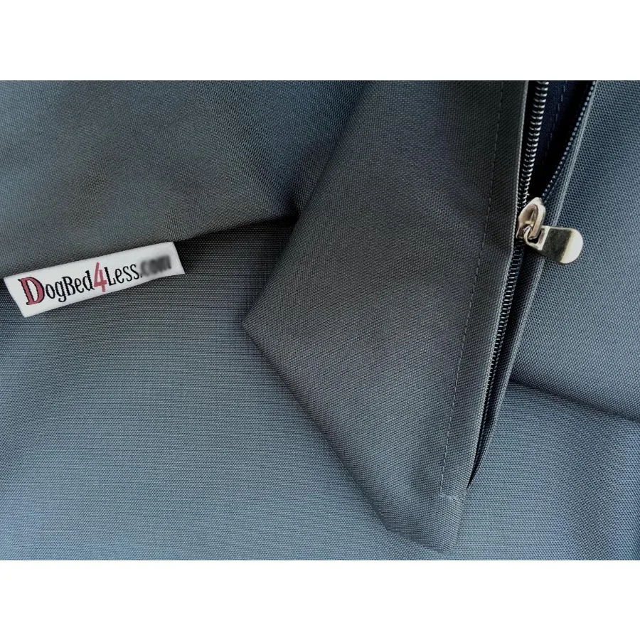 Cama grande para perros de espuma viscoelástica triturada 48X29 con forro impermeable y cubierta lavable a máquina para dormir cómodo en la vida Ro