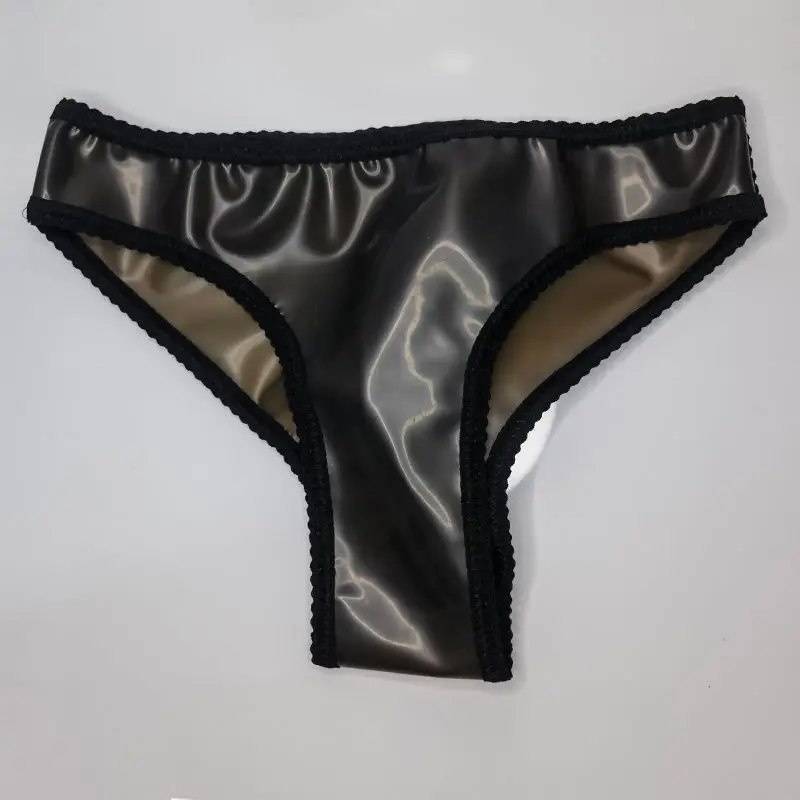 Man's Wateproof PVC Latex Plastic Panties Briefs Live Show Dance Costumes DJ Club Bar FKK Party Colors Handamake