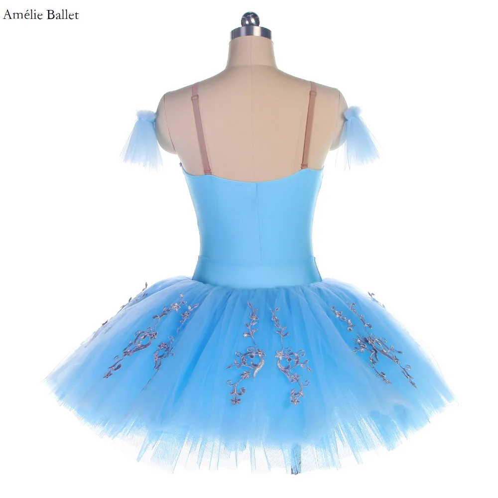 BLL442 Bell-Shape Pre-professional Ballet Tutu Dress Adult Girls Performance Costume Romantic Tutu Skirts Ballerina Dance Tutu