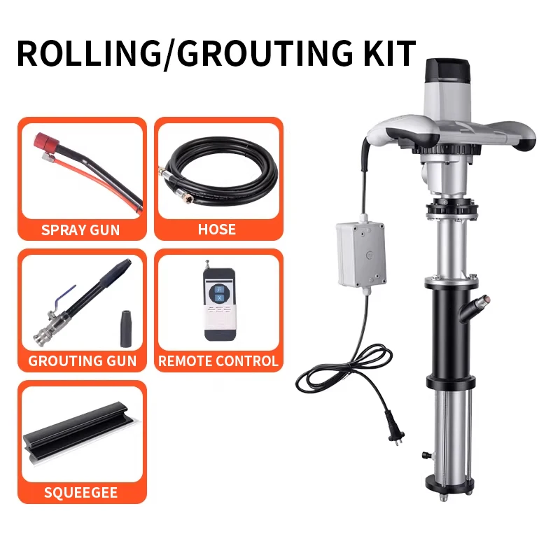 Multifunctional Electric High-Pressure Airless Sprayer for Applying Joint Compound, Waterproof Coatings, Stone-Effect Paint, and