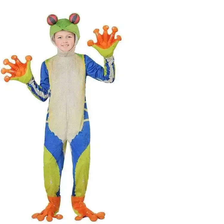 

Frog Toddle Baby Kids Boys Prince Cosplay Costume Little Frog Costume Animal Jumpsuit Fancy Dress Carnival Halloween Costumes